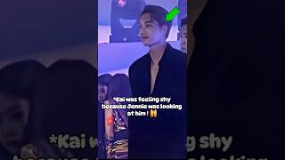 The way Jennie secretly looked at Kai! I want them back together #blackpink#jennie#kai#jisoo#lisa