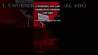 5 WEBSITES YOU CAN LEARN TECH COURSES FOR FREE #cybersecurity #learnforfree #courses #free #tech