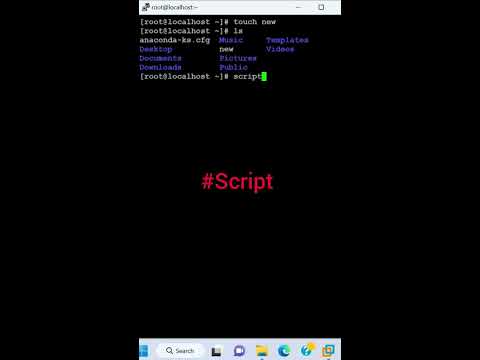 script command #shorts #bengali #rhce #linux