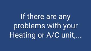 Heating or A/C problems