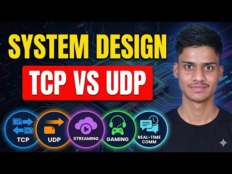 12. TCP vs UDP in System Design | Real-World Use Cases & Interview Guide