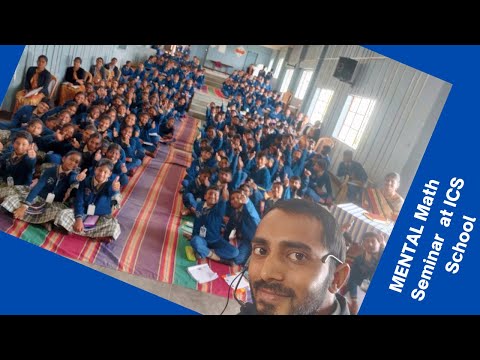 Mental Math Seminar at International Community School and Junior College,Kotagiri