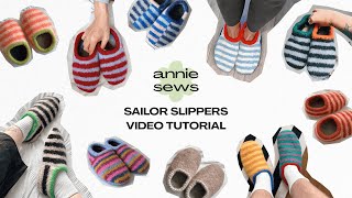 Sailor Slippers Video Tutorial