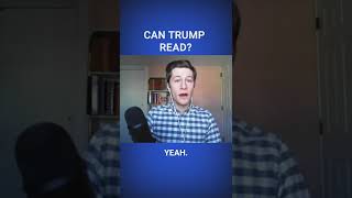 WOW: Trump Fails Basic Literacy Test #shorts