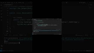 Reverse a String in Java in 17 Seconds | Quick Coding Trick #Shorts