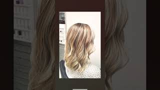 SHORT HAIR LOB HAIRCUT✨BLONDE & COPPER RED❤️🧡hair color#subscribe #hair #save #shorthair
