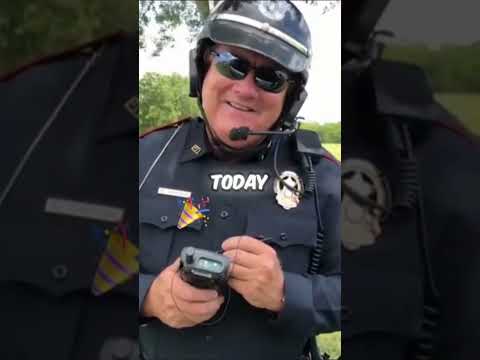 When you were caught speeding but today's national dougnut day #funny