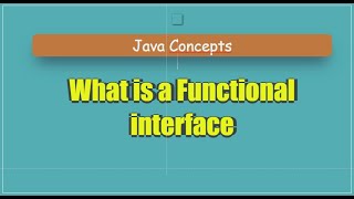 What is a Functional interface