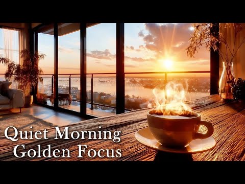 Quiet Morning Focus Energy ☕ Golden Sunrise Calm & Clear Mind