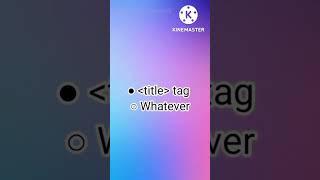 Basic Tags In HTMl #1 || Title Tag || Paragraph Tag||