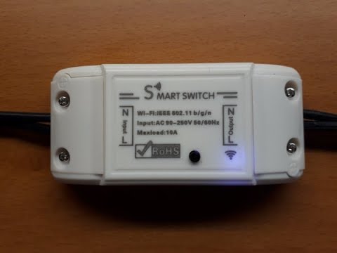DIY WiFi smart switch T10 wiring and app setup cheap easy and functional.