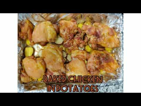 Baked Chicken with Potatoes/ Quick and Easy Recipe