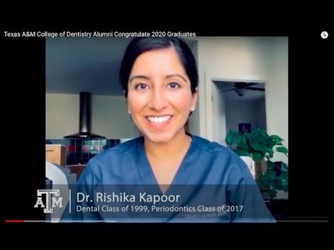 Texas A&M College of Dentistry Alumni Congratulate 2020 Graduates