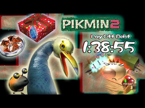 Pikmin 2 - Pay Off Debt (Any%) Speedrun in 1:38:55