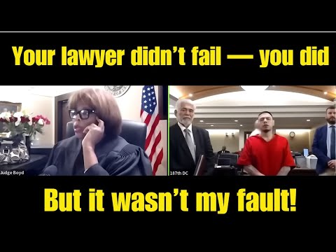 “Not Your Lawyer’s Fault!” Judge Boyd DESTROYS Felon’s Excuses in Court