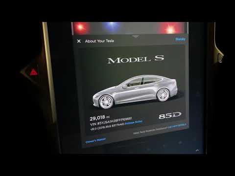 Tesla Model S: Missing Owner’s Manual (v9.0 2018.39.6)