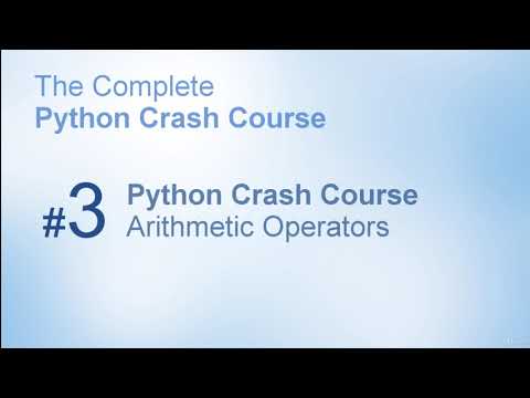 Python Crash Course for Beginners