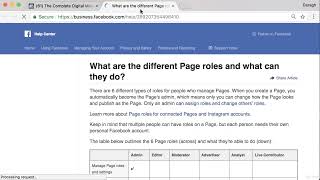 Manage Multiple Facebook Pages #facebookmarketing  #facebookforbusiness #facebookgrowth #content