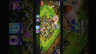 Air attack on #th12 with electro and loon #airattack with #th11 ⚔️🔥 #coc