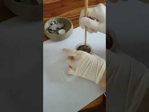 Creating Monstera Leaf Pendant - Casting Concrete in Silicone Forms