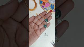 Pinterest inspired earing 💚 |DIY earing| #diy #earrings #ytshorts #youtubepartner #diychachi