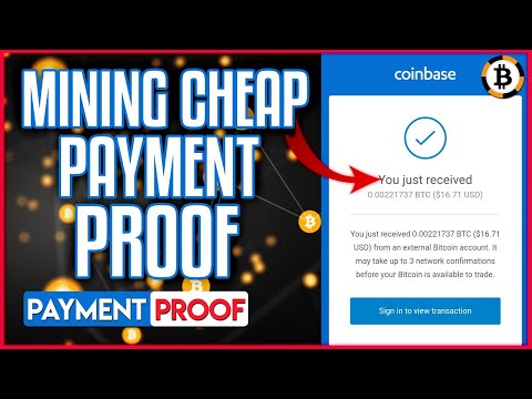 New Free Bitcoin Cloud Mining Site | Mining Cheap 2nd Payment Proof 💰