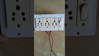 1 switch 3 socket Board connection