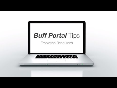 Employee Resources in Buff Portal