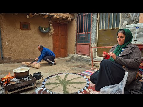 Traditional Kashk Ash Recipe Cooking Local Persian food with Love | Village Life Cooking"