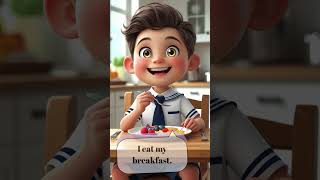 Read and Write – My Daily Routine | Easy 10 Lines for Kids