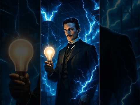 ⚡ Nikola Tesla: The Genius Who Made Wireless Power Possible 📡 #shorts #sciencefacts