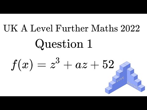 A Level Further Maths 2022 - Question 1.  #maths #equation #solutions #alevel #algebra