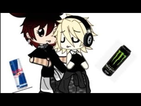 RED BULL & MONSTER TG #COUPLE #GAY #GACHA #capcutsmoothtransition  #MONSTER #redbull