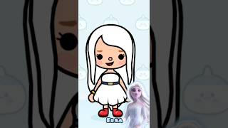 Elsa Frozen ❄️☃️🌨️ Toca Boca #tocaboca #tocalifeworld #toca