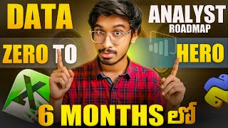 How To Become DATA ANALYST In 2026🔥|| Detailed Roadmap, Resources and Projects in Telugu
