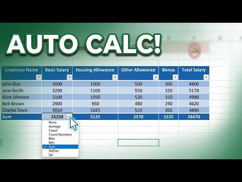 Never Calculate Manually Again | Excel Subtotal Hack
