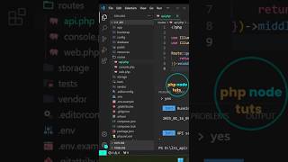 😍How to install API in Laravel 11 | Install Laravel 11 API | Laravel 11 API #laravel11  #shorts