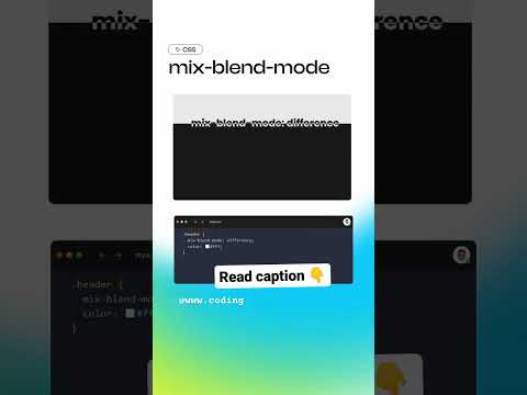 Mix Blend Mode #coding #cssanimation #borderradius , don’t forget to like and subscribe.