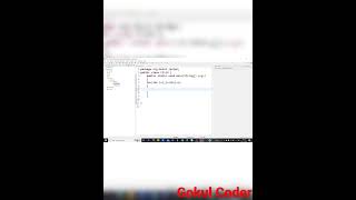 For Loop Example to print 1 to 10 Vertically #gokulcoder #shorts #javaprogramming #forloop