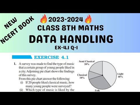 Class 8 | Chapter 4 | Ex - 4.1 | Q -1 | Data Handling | New Ncert Maths Book | 2023 - 2024 |