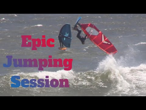 EPIC JUMPING SESSION | WINDSURFING BIG BAY, SOUTH AFRICA