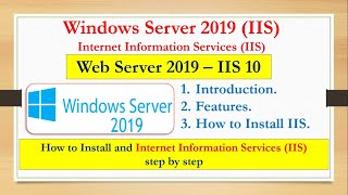 Web Server 2019 – IIS 10 on Server 2019- Introduction, Features, How to Install - 01