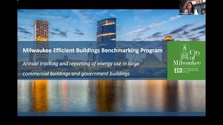 City of Milwaukee Efficient Building Benchmarking Ordinance Webinar - August 21st, 2025