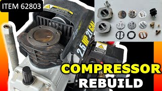 Harbor Freight Air Compressor Rebuild | Central Pneumatic 21-Gallon Fix (Item 62803)