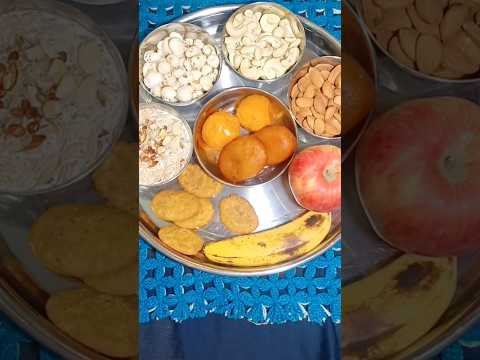 Karwachauth sargi thali #karwachauth #sargi #ytshorts