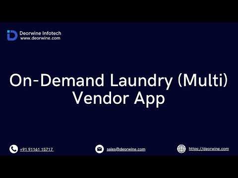On Demand Vendor Laundry App Development