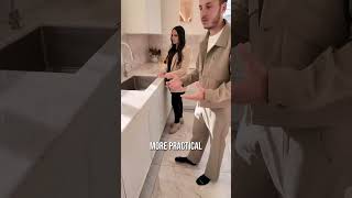 Should your kitchen countertop extend into your window sill?