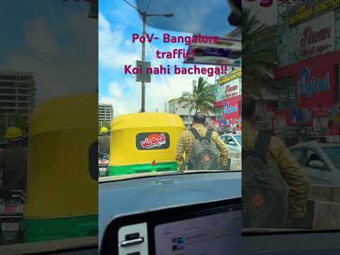 Man Stuck in Bangalore Traffic!! #automobile #chill #kiacars #sonet #kiasonet #car