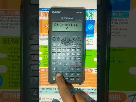 How to increase brightness in scientific calculator fx-82ms |#short |