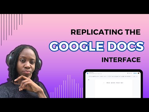 REPLICATING THE GOOGLE DOCS INTERFACE IN FIGMA